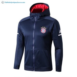 Survetement Bayern Munich 2017 2018 Bleu Marine Pas Cher