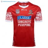 Maillot Rugby Tonga Domicile 2017 2018 Rouge Pas Cher