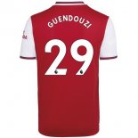 Maillot Arsenal NO.29 Guendouzi Domicile 2019 2020 Rouge Pas Cher