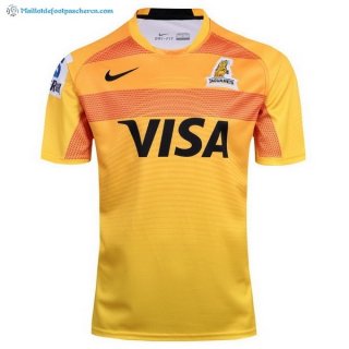 Maillot Rugby Jaguares Domicile 2017 2018 Jaune Pas Cher Maillot Rugby Jaguares Domicile 2017 2018 Jaune Pas Cher