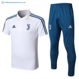 Polo Juventus Ensemble Complet 2017 2018 Blanc Pas Cher