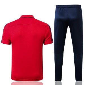 Polo Ensemble Complet Arsenal 2019 2020 Rouge Azul Pas Cher