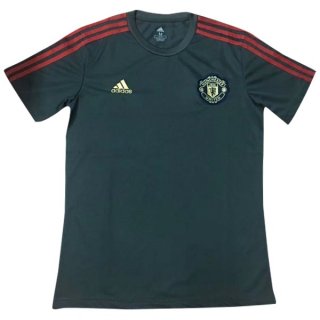 Entrainement Manchester United 2019 2020 Gris Marine Pas Cher