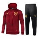 Survetement Enfant Arsenal 2018 2019 Rouge Marine Pas Cher