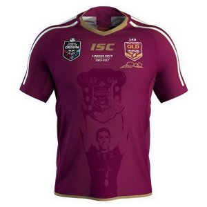 Maillot QLD Maroons Smith 2018 Rouge Pas Cher