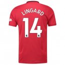 Maillot Manchester United NO.14 Lingard Domicile 2019 2020 Rouge