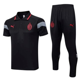 Polo AC Milan Ensemble Complet 2023 2024 Noir Polo AC Milan Ensemble Complet 2023 2024 Noir