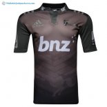 Maillot Rugby Crusaders Exterieur 2017 2018 Noir Pas Cher