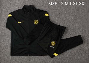 Survetement Chelsea 2022 Noir Jaune