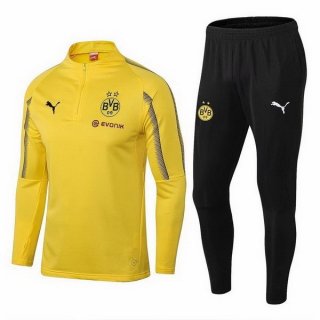 Survetement Enfant Borussia Dortmund 2018 2019 Noir Jaune Pas Cher