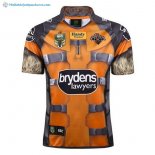 Maillot Rugby Wests Tigers 2017 2018 Jaune Pas Cher