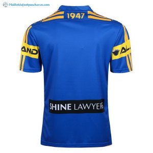 Maillot Rugby Parramatta Eels Domicile 2017 2018 Bleu Pas Cher