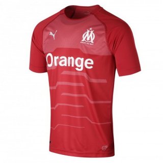 Maillot Marseille Domicile Gardien 2018 2019 Rouge Pas Cher