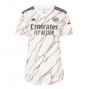 Maillot Arsenal Exterieur Femme 2020 2021 Blanc Pas Cher