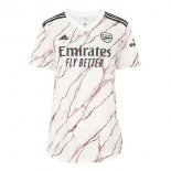 Maillot Arsenal Exterieur Femme 2020 2021 Blanc Pas Cher