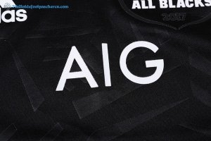 Maillot Rugby All Blacks 2017 2018 Noir Pas Cher