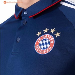 Polo Bayern Munich 2017 2018 Bleu Pas Cher