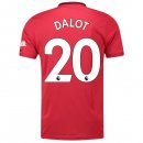 Maillot Manchester United NO.20 Dalot Domicile 2019 2020 Rouge