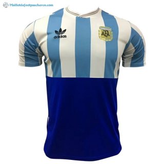 Maillot Argentine Édition Commémorative 2018 Bleu Pas Cher