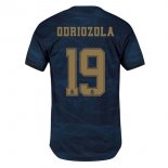 Maillot Real Madrid NO.19 Odriozola Exterieur 2019 2020 Bleu Pas Cher