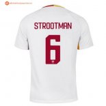 Maillot AS Roma Exterieur Strootman 2017 2018 Pas Cher