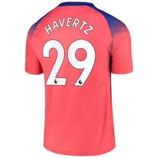 Maillot Chelsea NO.29 Havertz Third 2020 2021 Orange Pas Cher