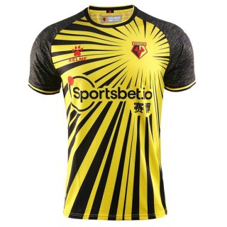 Thailande Maillot Watford Domicile 2020 2021 Jaune Pas Cher