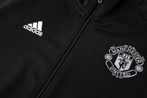 Survetement Manchester United 2019 2020 Negro Blanc Pas Cher