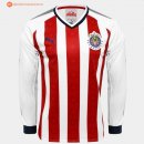 Maillot CD Guadalajara Domicile ML 2017 2018 Pas Cher