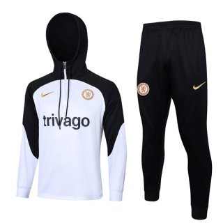 Sweat Shirt Capuche Chelsea 2024 Blanc Sweat Shirt Capuche Chelsea 2024 Blanc