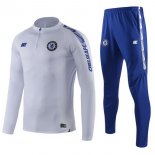 Survetement Chelsea 2019 2020 Gris Bleu Pas Cher