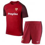 Maillot Séville Exterieur Enfant 2018 2019 Rouge Pas Cher