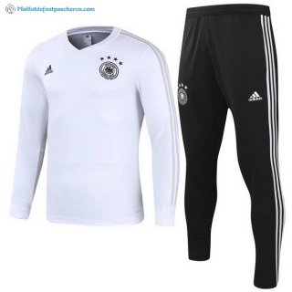 Survetement Allemagne 2018 Noir Blanc Pas Cher Survetement Allemagne 2018 Noir Blanc Pas Cher