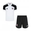 Maillot Fulham Domicile Enfant 2020 2021 Blanc Pas Cher