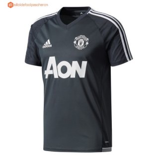 Entrainement Manchester United 2017 2018 Gris Marine Pas Cher Entrainement Manchester United 2017 2018 Gris Marine Pas Cher