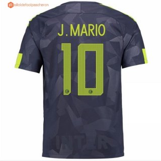 Maillot Inter Third J.Mario 2017 2018 Pas Cher Maillot Inter Third J.Mario 2017 2018 Pas Cher