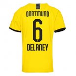 Thailande Maillot Borussia Dortmund NO.6 Delaney Domicile 2019 2020 Jaune