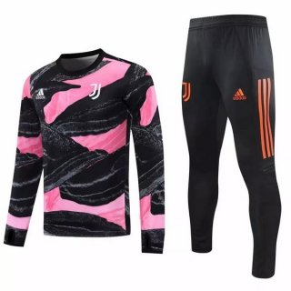 Survetement Juventus 2020 2021 Rose Noir Orange Pas Cher