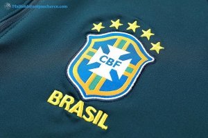 Survetement Brésil 2018 Vert Pas Cher