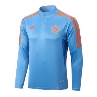 Survetement Training Manchester United Top 2023 Bleu Survetement Training Manchester United Top 2023 Bleu