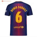 Maillot Barcelona Domicile Denis Suarez 2017 2018 Pas Cher