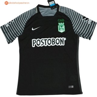 Maillot Atlético Nacional 2017 2018 Noir Pas Cher