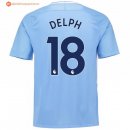 Maillot Manchester City Domicile Delph 2017 2018 Pas Cher