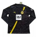 Thailande Maillot Borussia Dortmund Exterieur ML 2020 2021 Noir Pas Cher