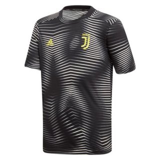 Entrainement Juventus 2018 2019 Noir Jaune Pas Cher