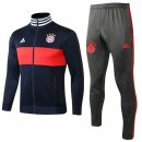 Survetement Bayern Munich 2018 2019 Bleu Gris Pas Cher