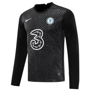 Maillot Chelsea Manches Longues Gardien 2020 2021 Noir Pas Cher Maillot Chelsea Manches Longues Gardien 2020 2021 Noir Pas Cher