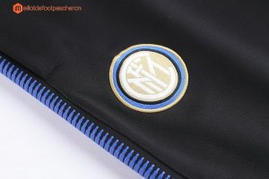 Survetement Inter 2017 2018 Bleu Noir Pas Cher