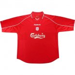 Thailande Maillot Liverpool Domicile Retro 2000 2002 Rouge Pas Cher