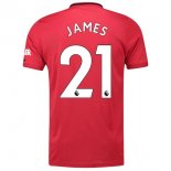 Maillot Manchester United NO.21 James Domicile 2019 2020 Rouge